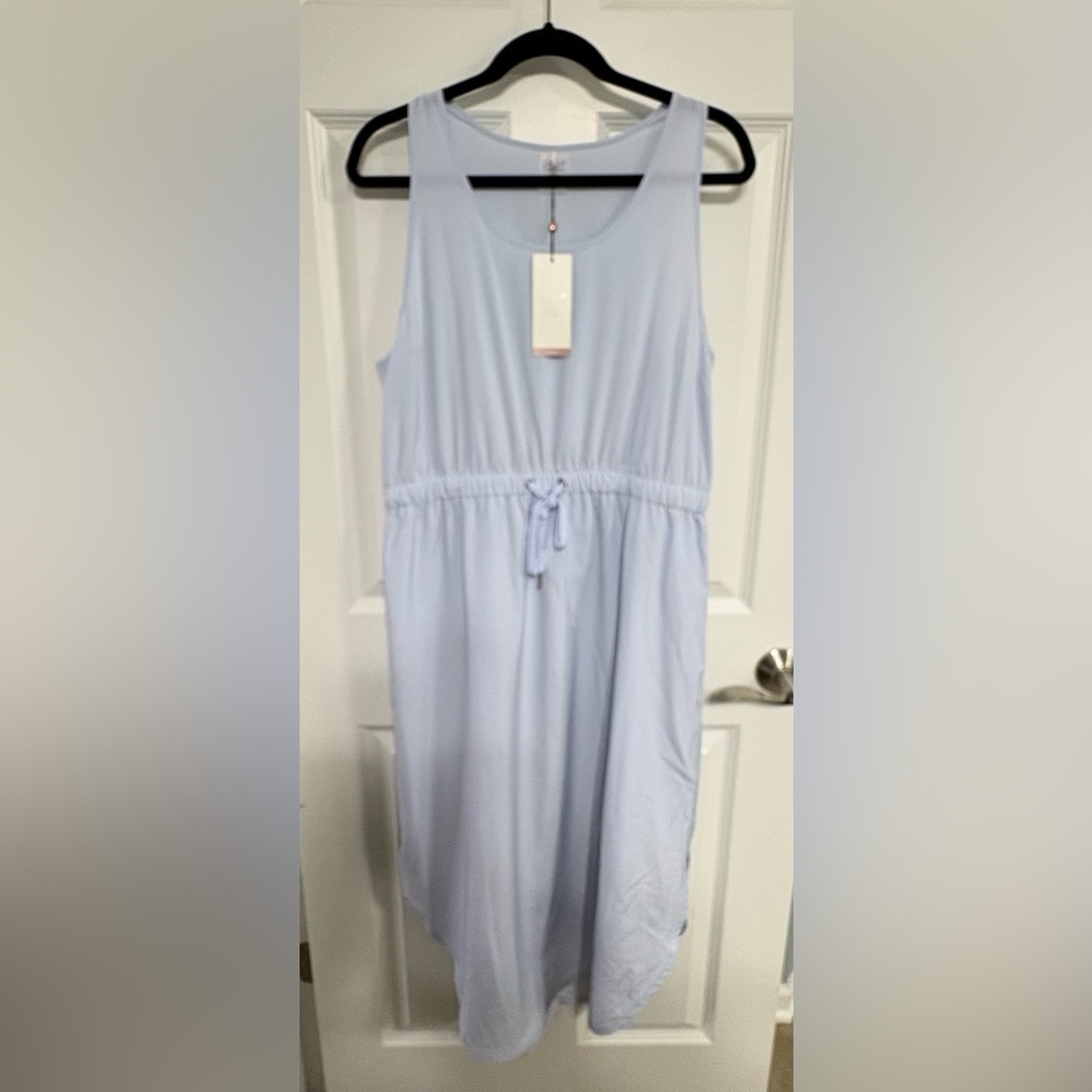 CALIA by Carrie Underwood Light Blue Midi Dress